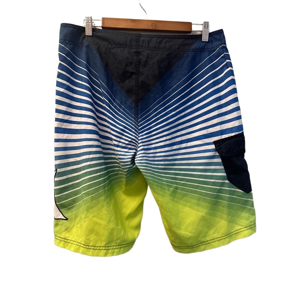 Hurley Board Shorts Mens 34 Multicolor Swim Trunks Vacation Surfing Beach Travel - Picture 2 of 5